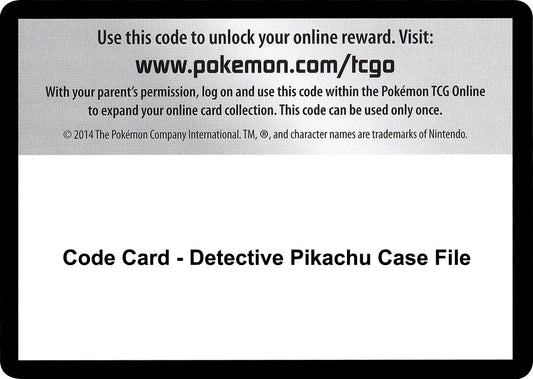Image for Code Card - Detective Pikachu Case File (Detective Pikachu) - Pokemon