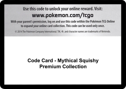 Image for Code Card - Mythical Squishy Premium Collection (Miscellaneous Cards & Products) - Pokemon