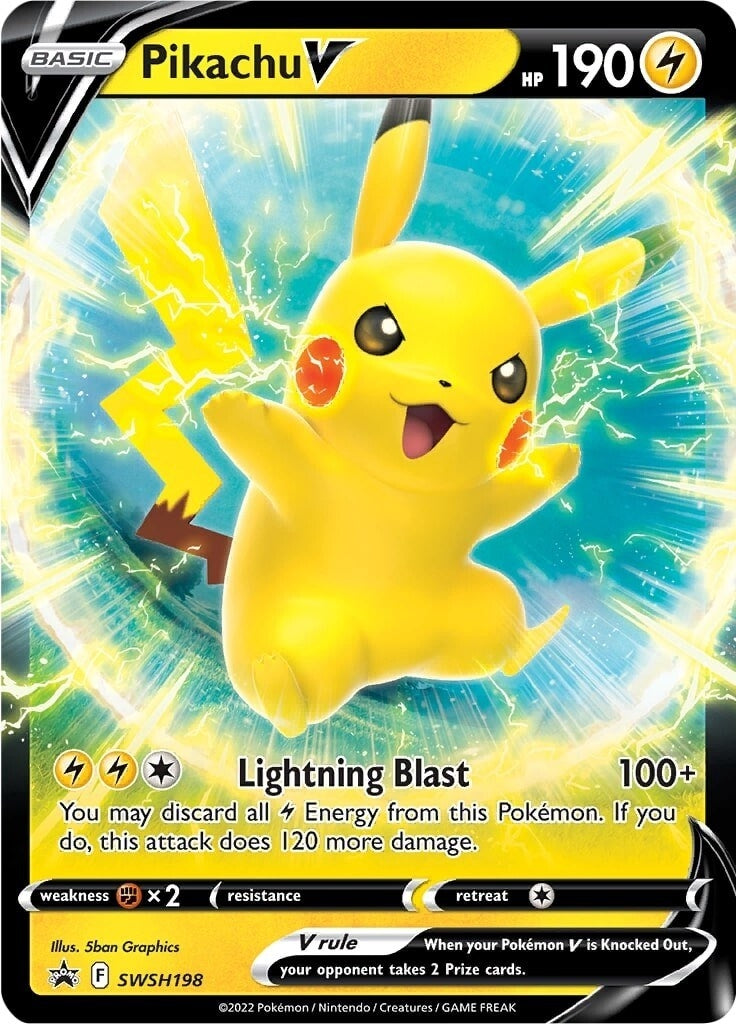 Image for Pikachu V - SWSH198 (SWSH198) (SWSH: Sword & Shield Promo Cards) - Pokemon