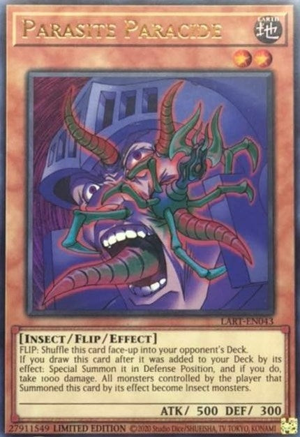 Image for Parasite Paracide (LART-EN043) (The Lost Art Promotion) (LART) - YuGiOh
