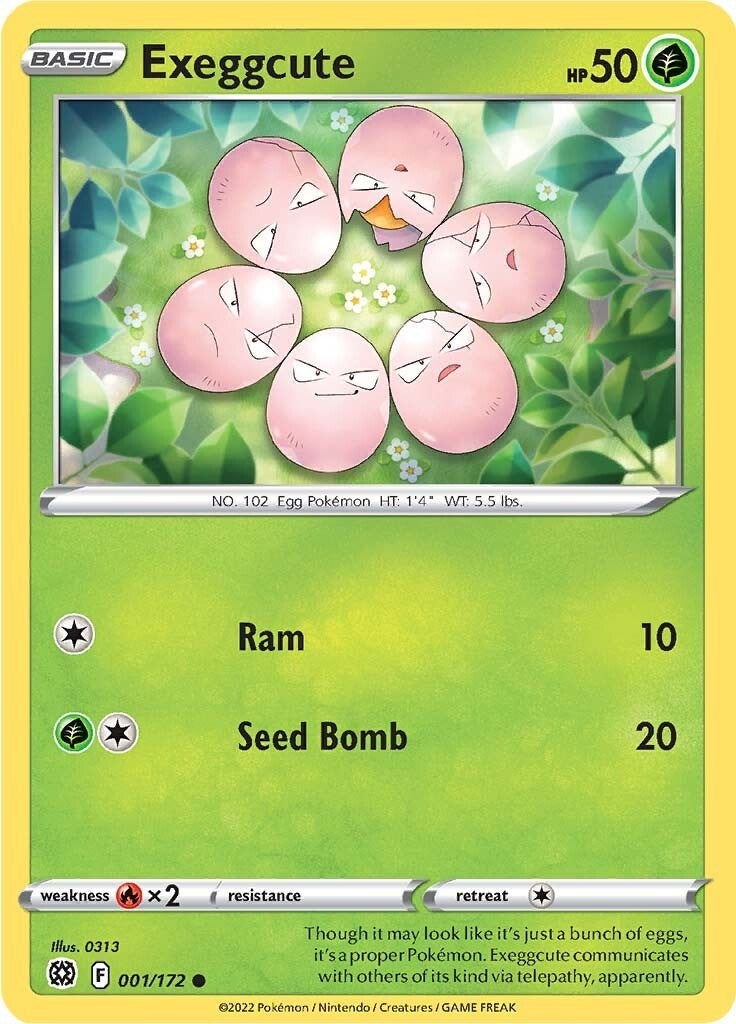 Image for Exeggcute (001/172) (SWSH09: Brilliant Stars) - Pokemon