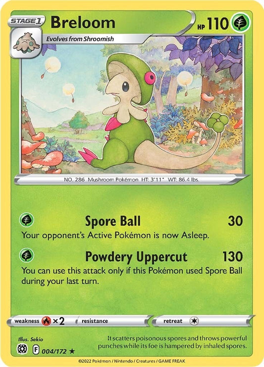 Image for Breloom (004/172) (SWSH09: Brilliant Stars) - Pokemon