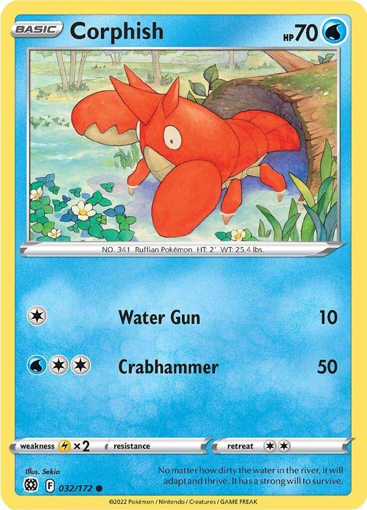 Image for Corphish (032/172) (SWSH09: Brilliant Stars) - Pokemon