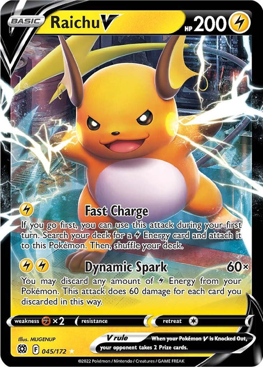 Image for Raichu V (045/172) (SWSH09: Brilliant Stars) - Pokemon