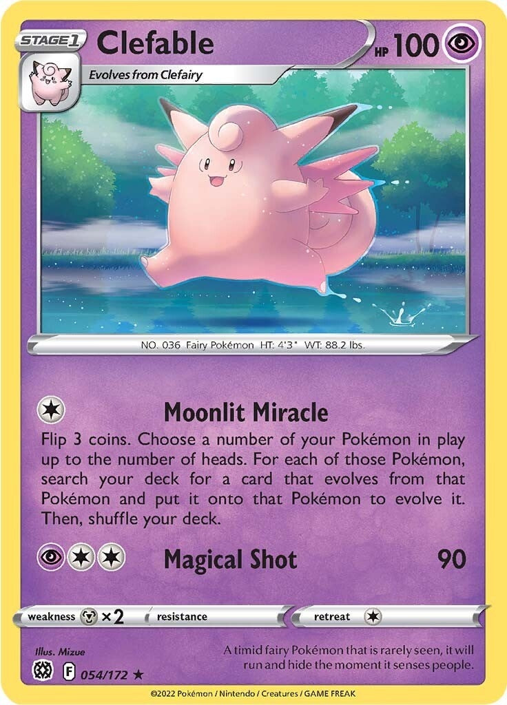 Image for Clefable (054/172) (SWSH09: Brilliant Stars) - Pokemon
