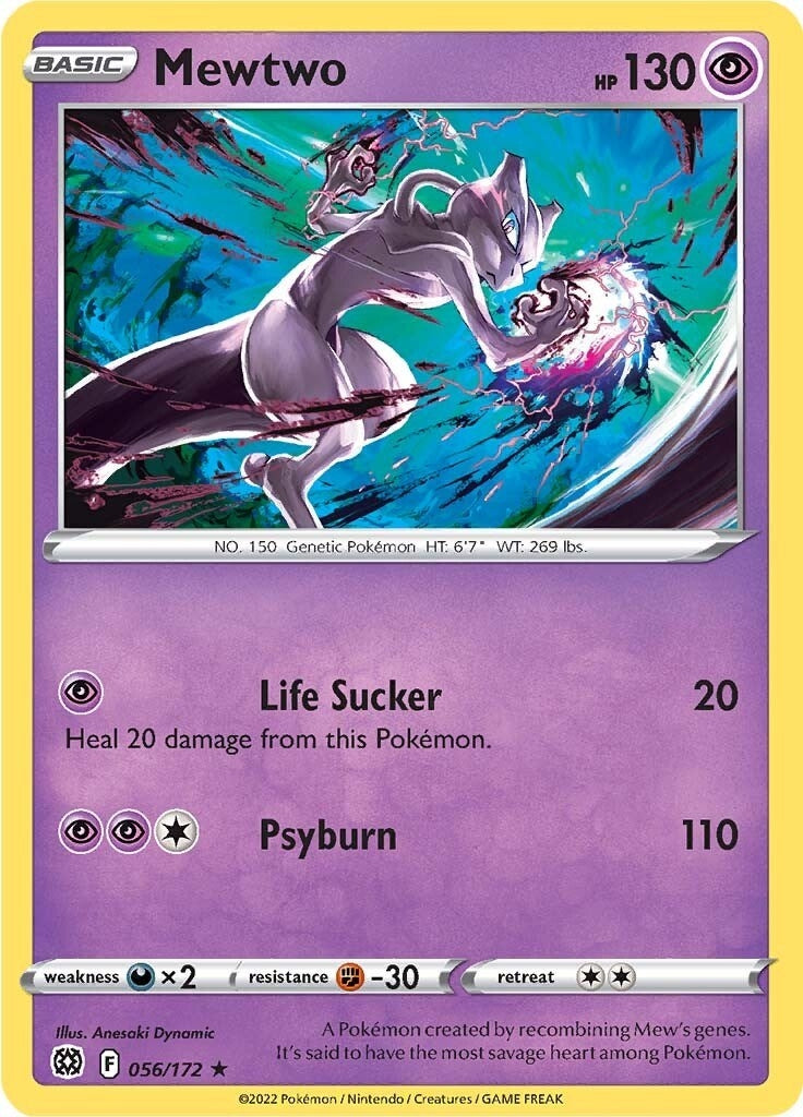 Image for Mewtwo (056/172) (SWSH09: Brilliant Stars) - Pokemon
