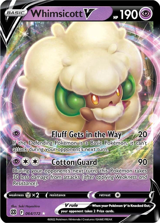 Image for Whimsicott V (064/172) (SWSH09: Brilliant Stars) - Pokemon
