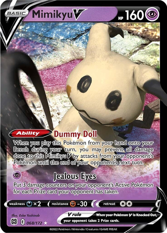 Image for Mimikyu V (068/172) (SWSH09: Brilliant Stars) - Pokemon
