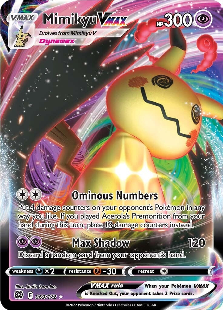 Image for Mimikyu VMAX (069/172) (SWSH09: Brilliant Stars) - Pokemon