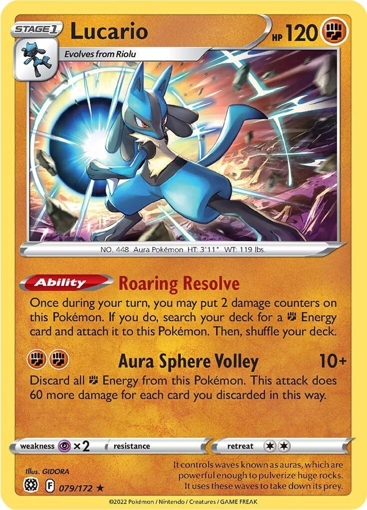 Image for Lucario (079/172) (SWSH09: Brilliant Stars) - Pokemon