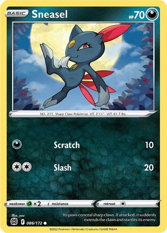 Image for Sneasel (086/172) (SWSH09: Brilliant Stars) - Pokemon