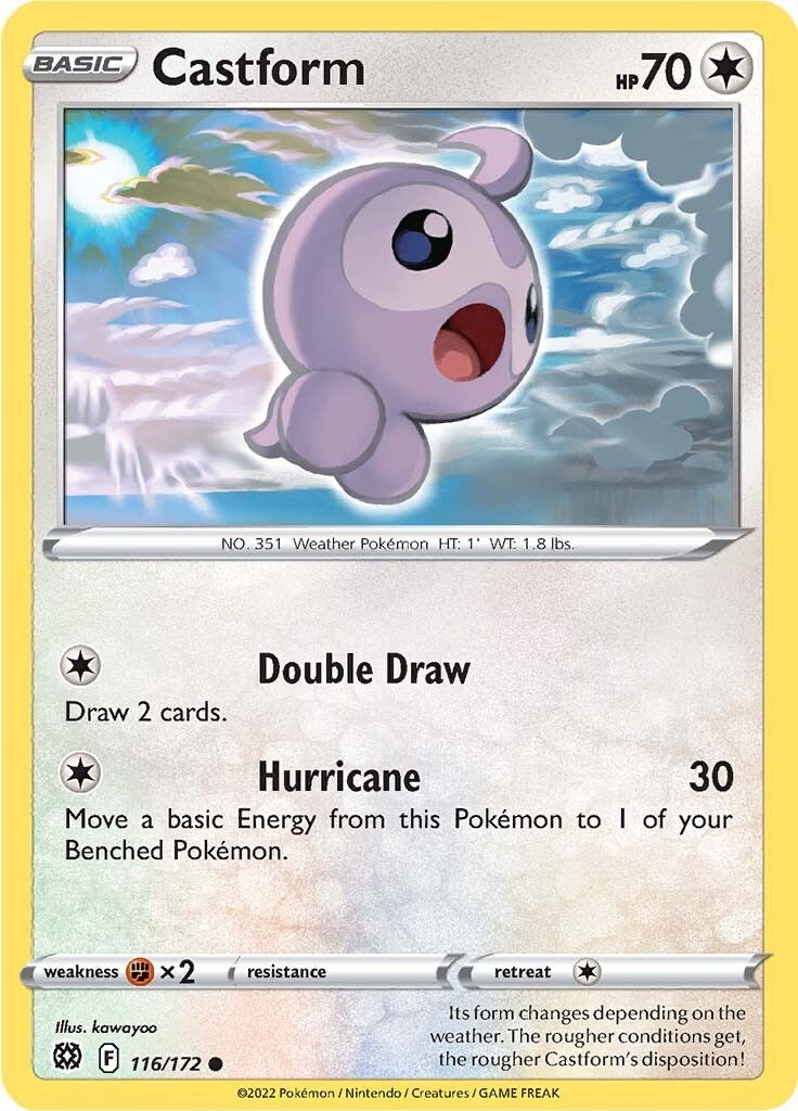 Image for Castform (116/172) (SWSH09: Brilliant Stars) - Pokemon