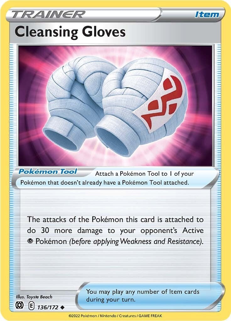 Image for Cleansing Gloves (136/172) (SWSH09: Brilliant Stars) - Pokemon