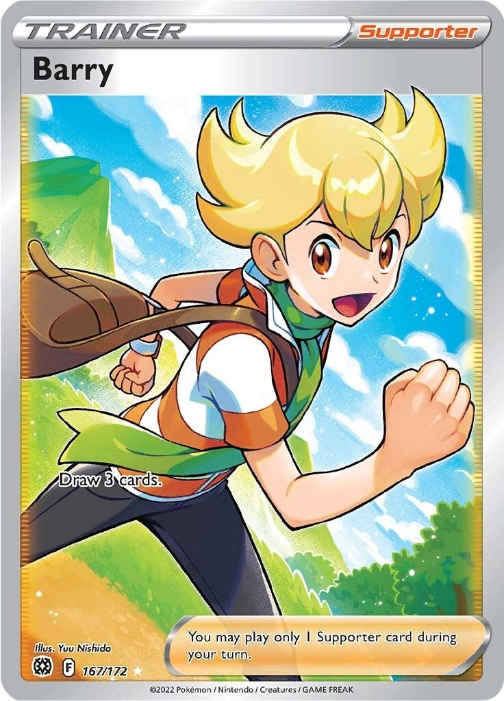Image for Barry (Full Art) (167/172) (SWSH09: Brilliant Stars) - Pokemon