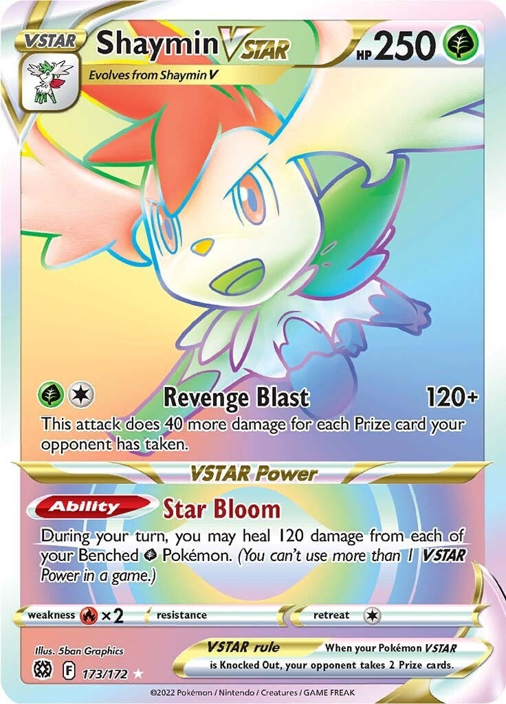 Image for Shaymin VSTAR (Secret) (173/172) (SWSH09: Brilliant Stars) - Pokemon