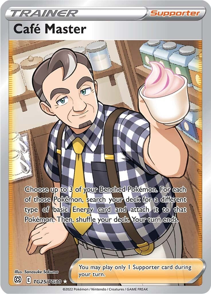 Image for Cafe Master (TG25/TG30) (SWSH09: Brilliant Stars Trainer Gallery) - Pokemon