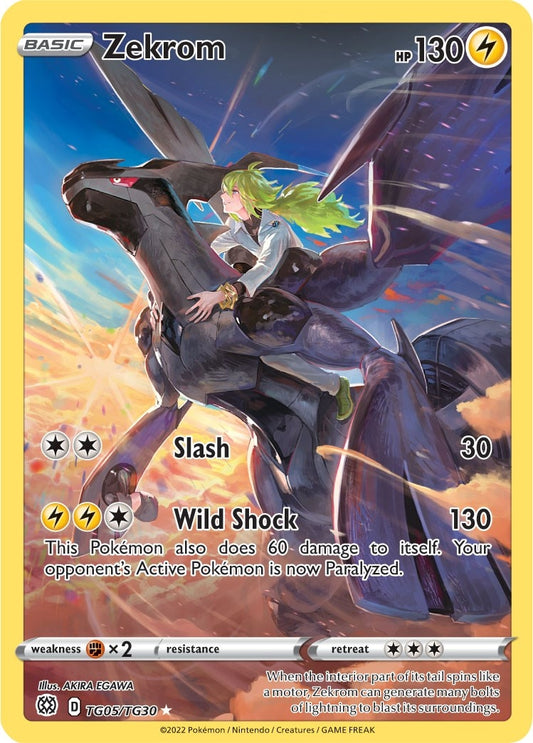 Image for Zekrom (TG05/TG30) (SWSH09: Brilliant Stars Trainer Gallery) - Pokemon