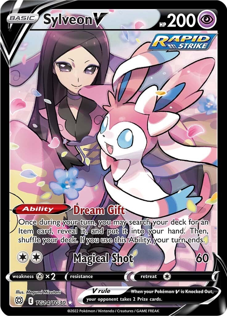 Image for Sylveon V (TG14/TG30) (SWSH09: Brilliant Stars Trainer Gallery) - Pokemon