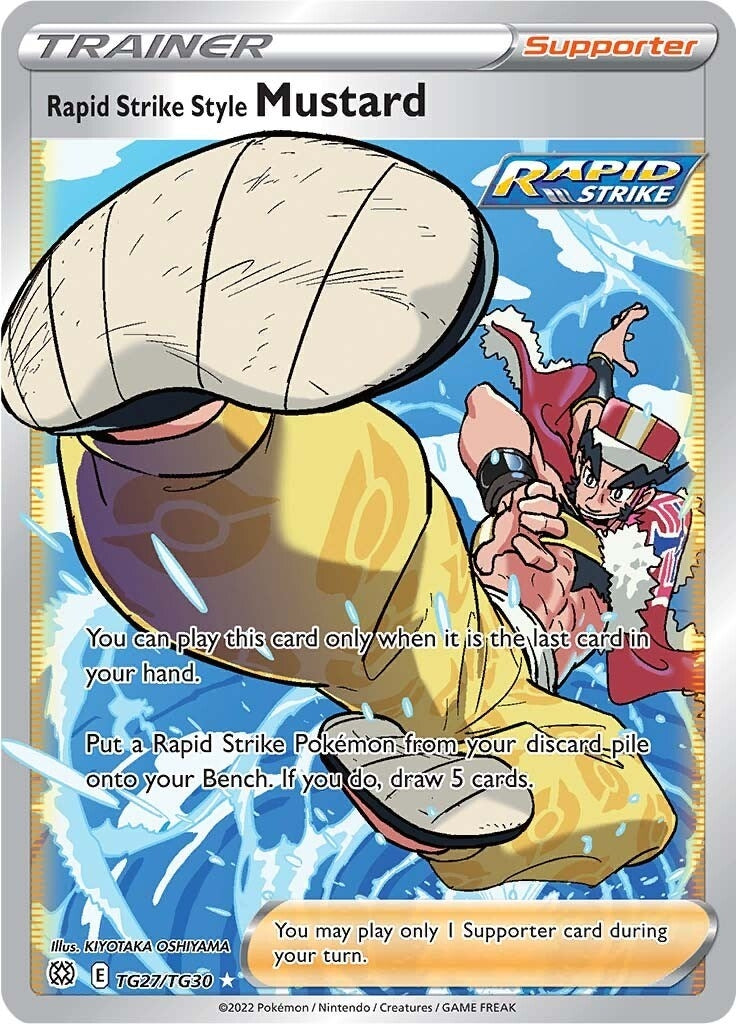Image for Rapid Strike Style Mustard (TG27/TG30) (SWSH09: Brilliant Stars Trainer Gallery) - Pokemon