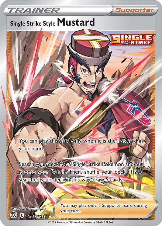 Image for Single Strike Style Mustard (TG28/TG30) (SWSH09: Brilliant Stars Trainer Gallery) - Pokemon