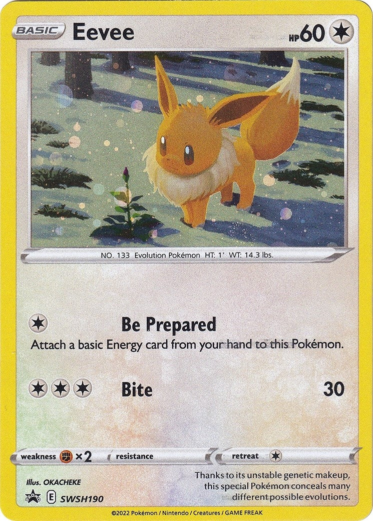 Image for Eevee - SWSH190 (SWSH190) (SWSH: Sword & Shield Promo Cards) - Pokemon