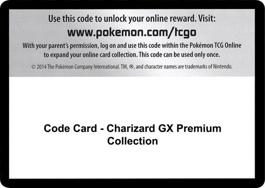 Image for Code Card - Charizard GX Premium Collection (SM - Burning Shadows) - Pokemon