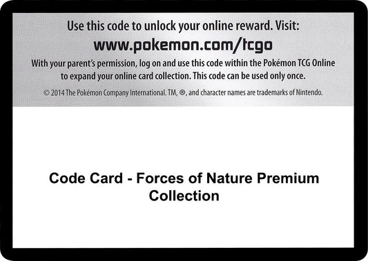 Image for Code Card - Forces of Nature Premium Collection (SM - Forbidden Light) - Pokemon