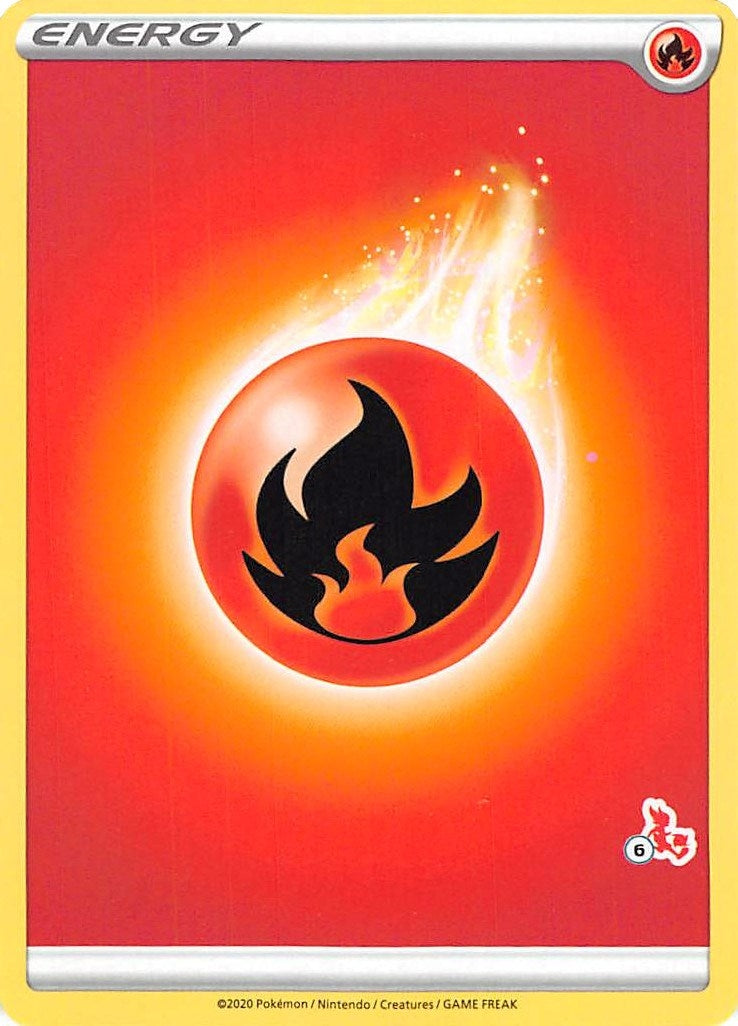 Image for Fire Energy (#6 Cinderace Stamped) (Battle Academy 2022) - Pokemon