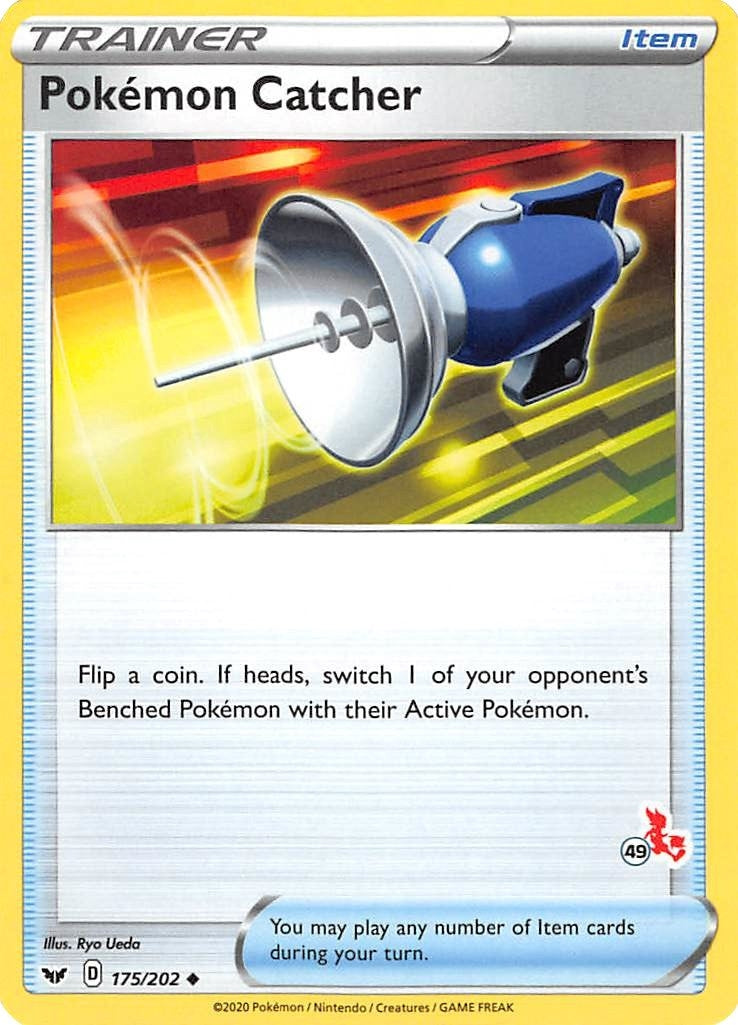 Image for Pokemon Catcher - 175/202 (#49 Cinderace Stamped) (175/202) (Battle Academy 2022) - Pokemon