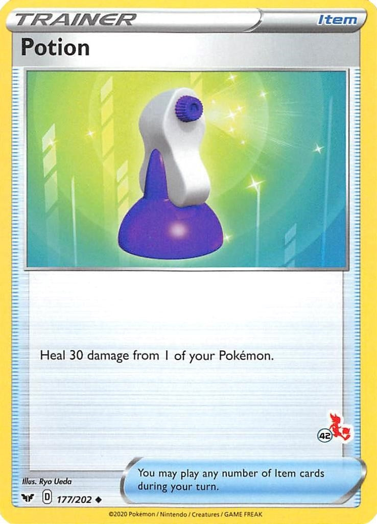 Image for Potion - 177/202 (#42 Cinderace Stamped) (177/202) (Battle Academy 2022) - Pokemon