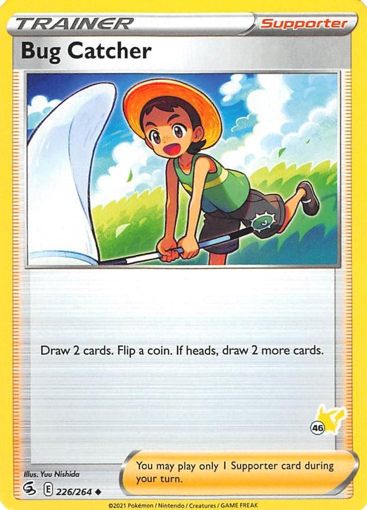 Image for Bug Catcher - 226/264 (#46 Pikachu Stamped) (226/264) (Battle Academy 2022) - Pokemon