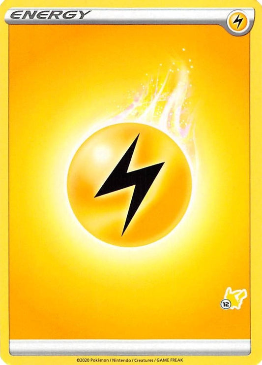 Image for Lightning Energy (#12 Pikachu Stamped) (Battle Academy 2022) - Pokemon