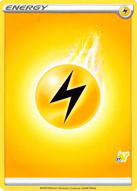 Image for Lightning Energy (#27 Pikachu Stamped) (Battle Academy 2022) - Pokemon