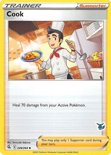 Image for Cook - 228/264 (Eevee Stamped) (228/264) (Battle Academy 2022) - Pokemon