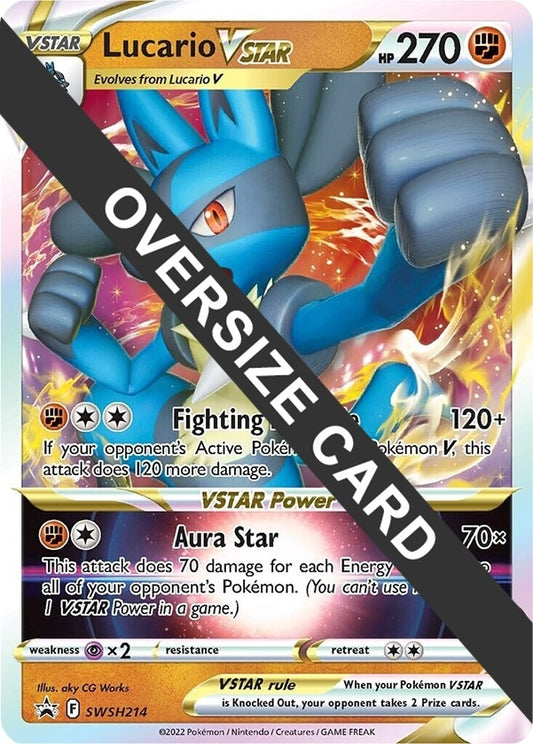 Image for Lucario VSTAR - SWSH214 (SWSH214) (Jumbo Cards) - Pokemon