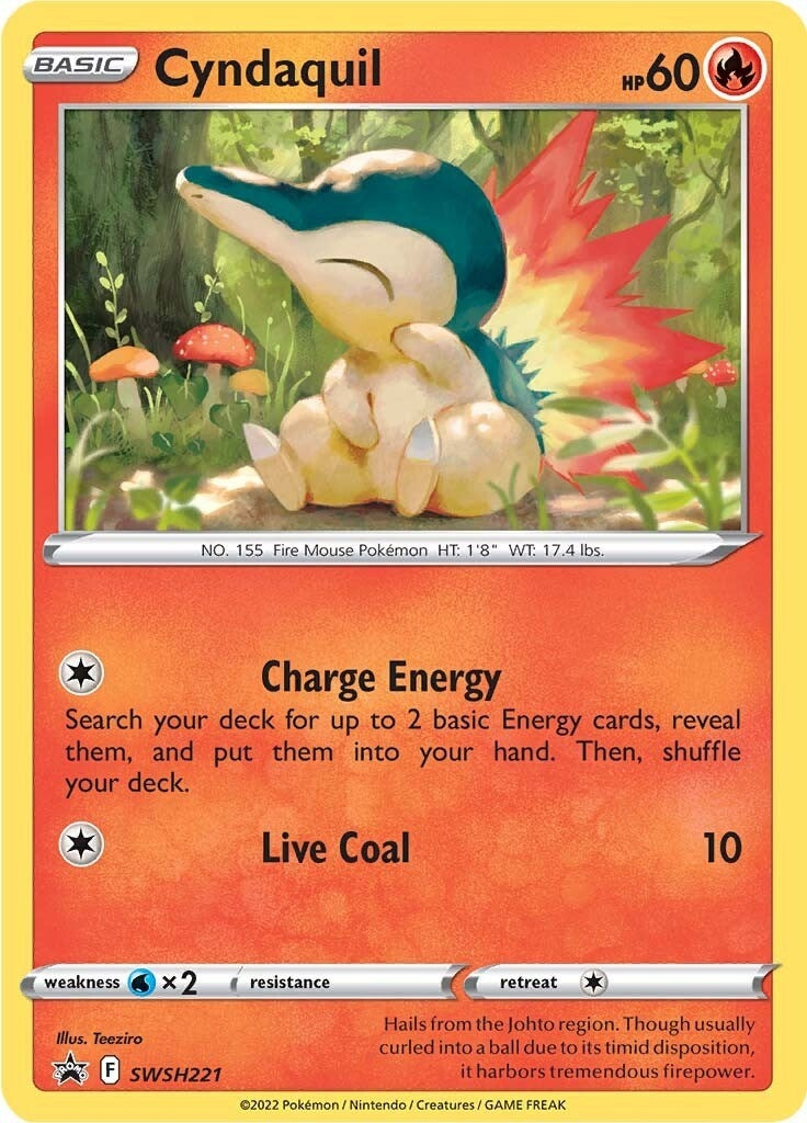 Image for Cyndaquil - SWSH221 (SWSH221) (SWSH: Sword & Shield Promo Cards) - Pokemon