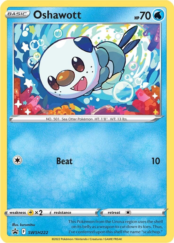 Image for Oshawott - SWSH222 (SWSH222) (SWSH: Sword & Shield Promo Cards) - Pokemon