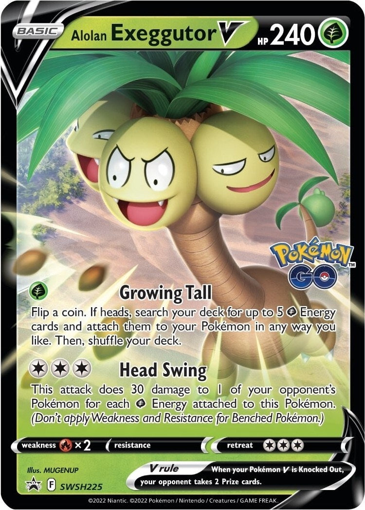 Image for Alolan Exeggutor V - SWSH225 (SWSH225) (SWSH: Sword & Shield Promo Cards) - Pokemon
