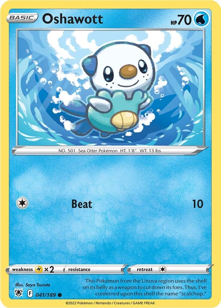 Image for Oshawott (041/189) (SWSH10: Astral Radiance) - Pokemon
