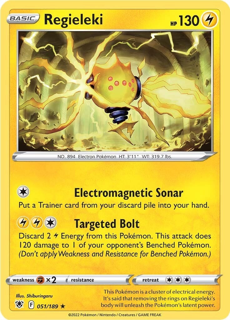 Image for Regieleki (051/189) (SWSH10: Astral Radiance) - Pokemon
