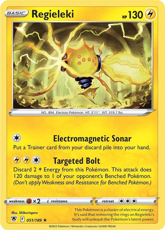Image for Regieleki (051/189) (SWSH10: Astral Radiance) - Pokemon