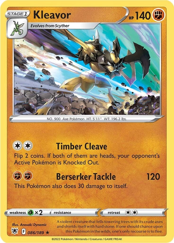 Image for Kleavor (86) (086/189) (SWSH10: Astral Radiance) - Pokemon