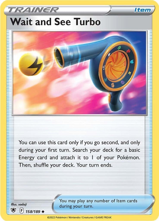 Image for Wait and See Turbo (158/189) (SWSH10: Astral Radiance) - Pokemon