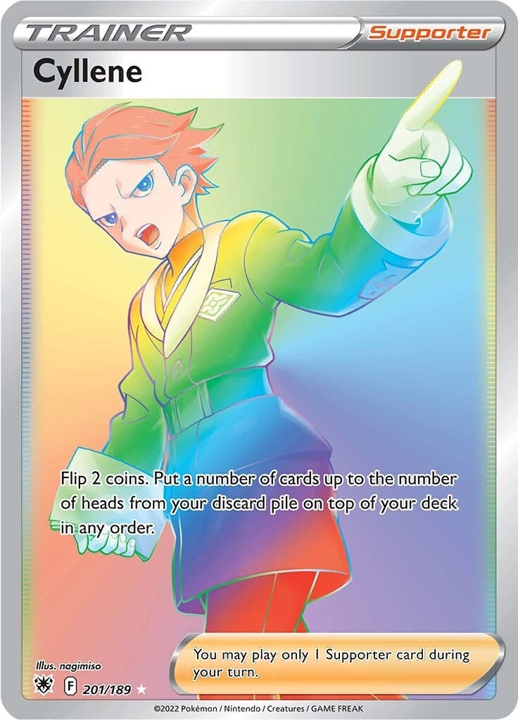 Image for Cyllene (Secret) (201/189) (SWSH10: Astral Radiance) - Pokemon
