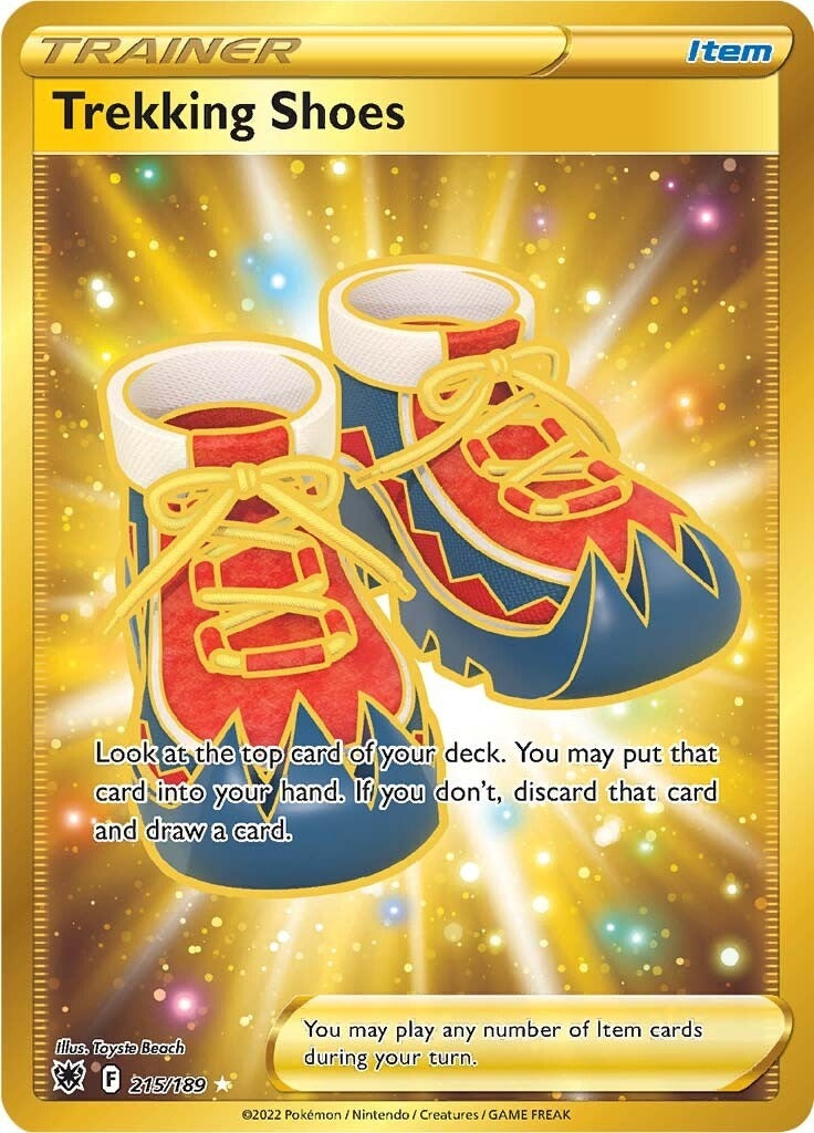 Image for Trekking Shoes (Secret) (215/189) (SWSH10: Astral Radiance) - Pokemon