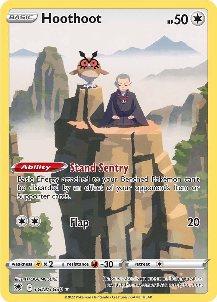 Image for Hoothoot (TG12/TG30) (SWSH10: Astral Radiance Trainer Gallery) - Pokemon
