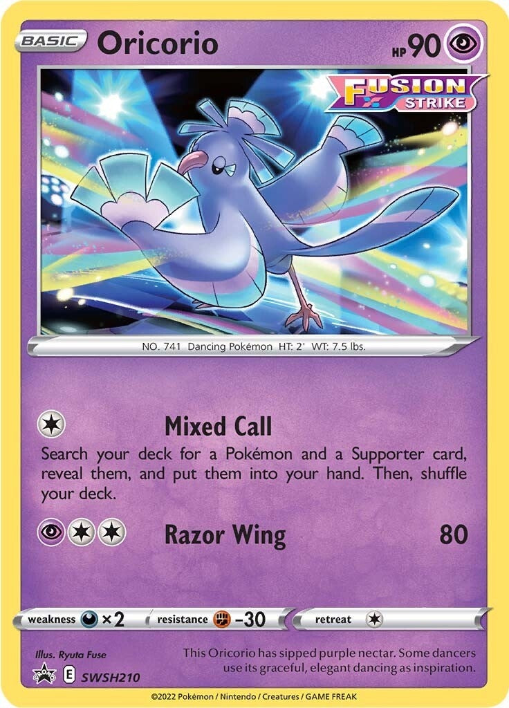 Image for Oricorio - SWSH210 (SWSH210) (SWSH: Sword & Shield Promo Cards) - Pokemon
