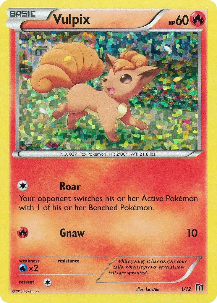 Image for Vulpix (001/012) (McDonald's Promos 2016) - Pokemon