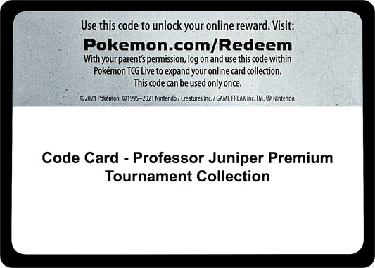 Image for Code Card - Professor Juniper Premium Tournament Collection (Miscellaneous Cards & Products) - Pokemon
