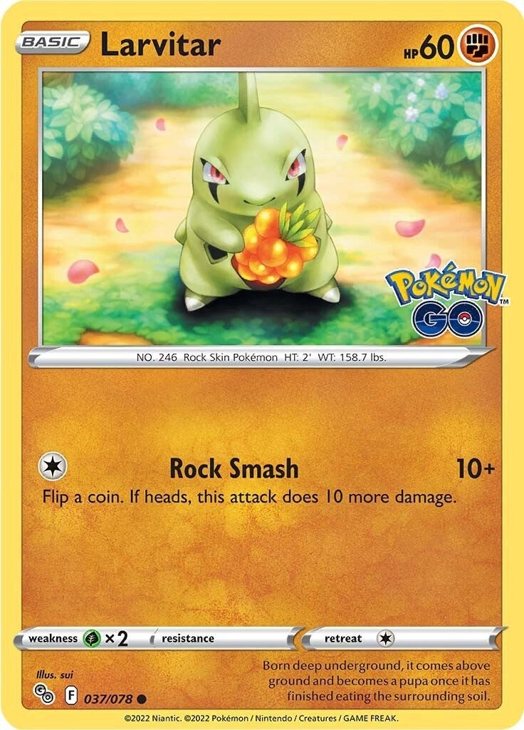 Image for Larvitar (037/078) (Pokemon GO) - Pokemon